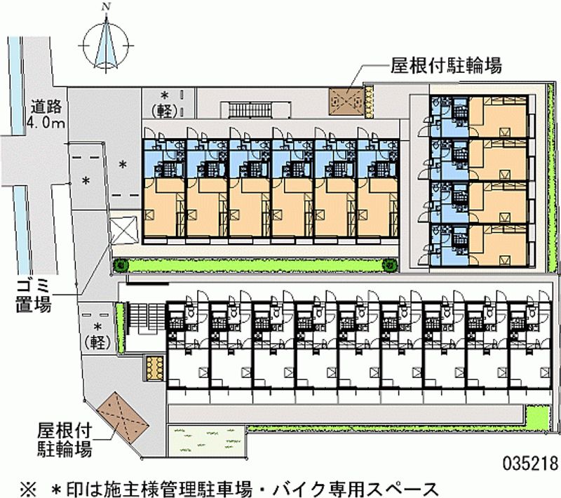 レオパレスニュー藤 区画図
