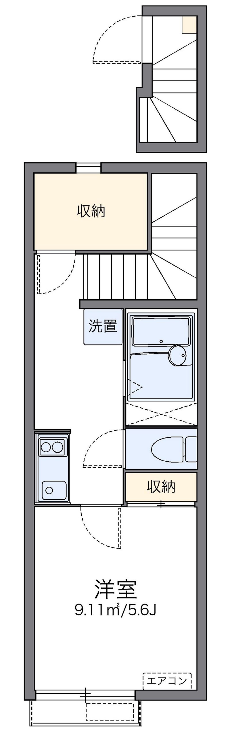 レオネクストひよせ 間取図
