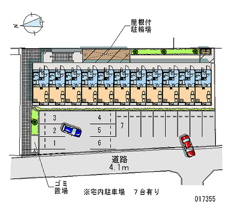 17355月租停車場