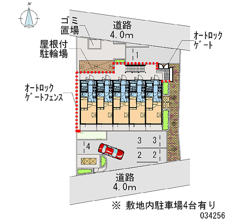 レオパレスあまがさき駅近 区画図
