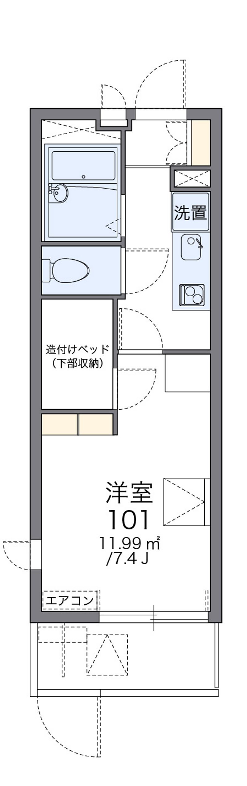 レオパレスＡＬＴＡⅤ 間取図