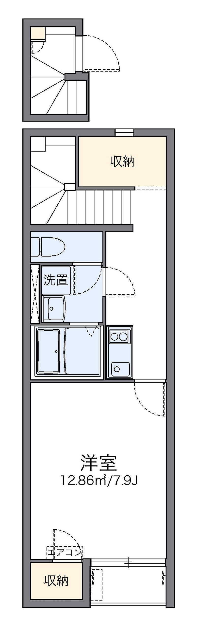 レオネクスト袖広 間取図