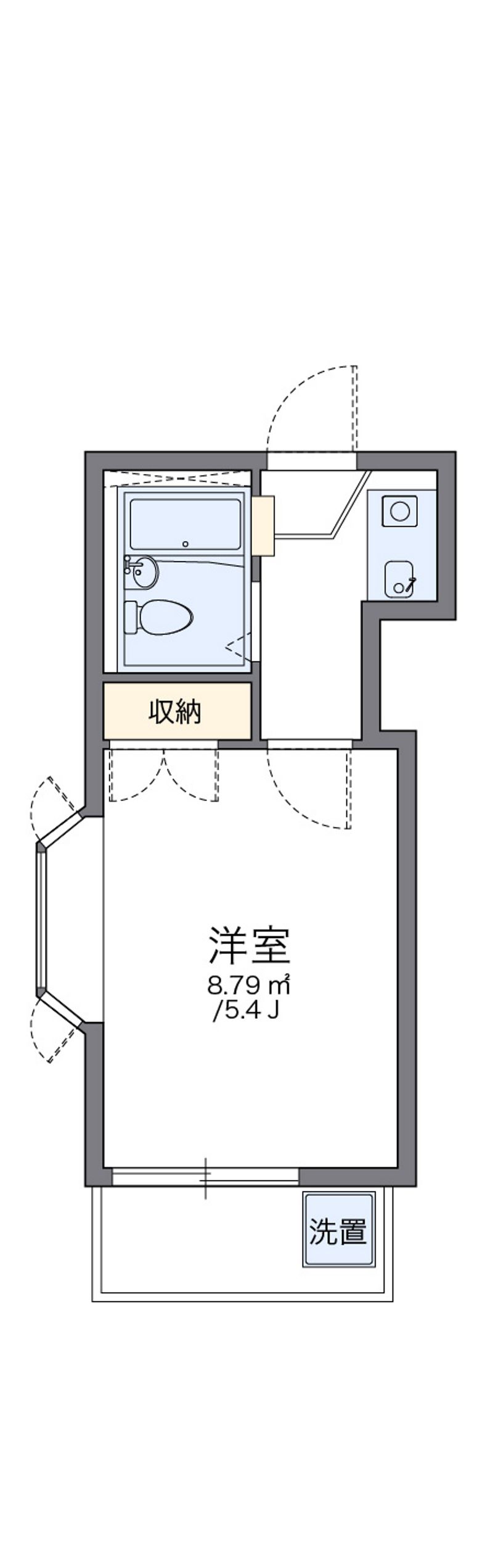 レオパレス東中野第４ 間取図