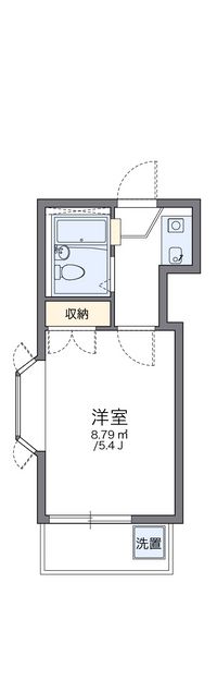 レオパレス東中野第４ 間取り図