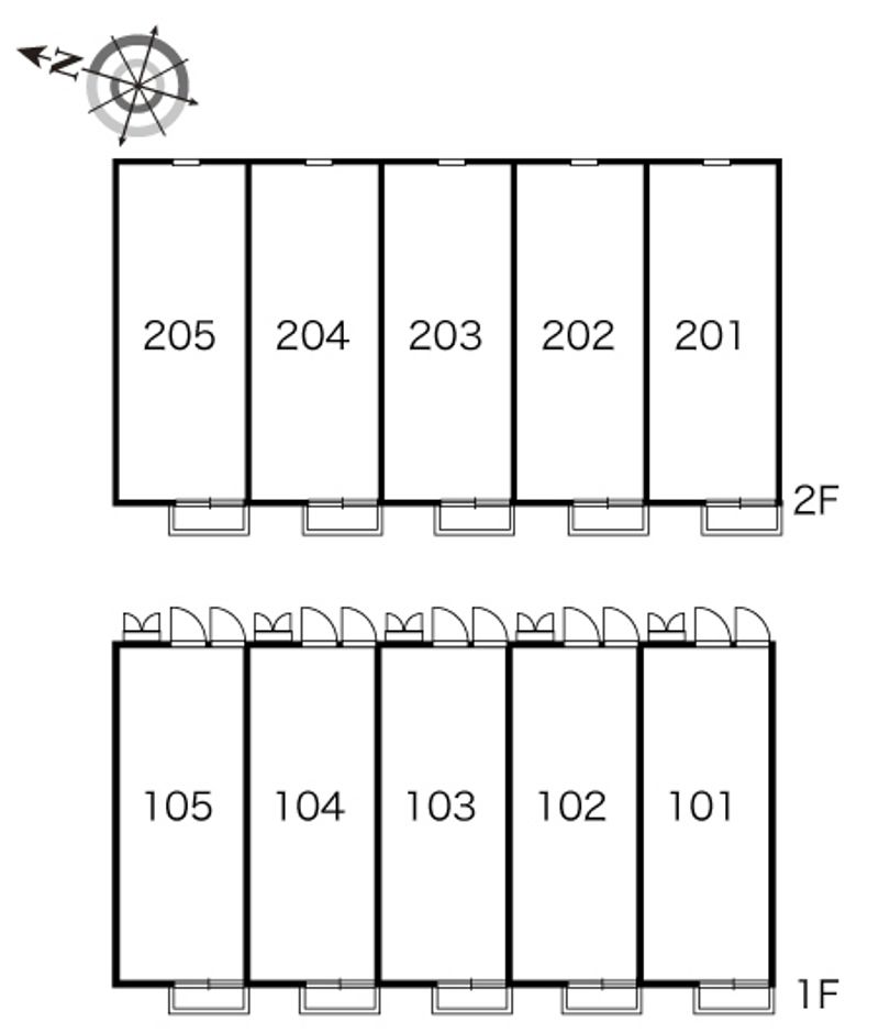 レオパレスウェアハウス 間取り配置図