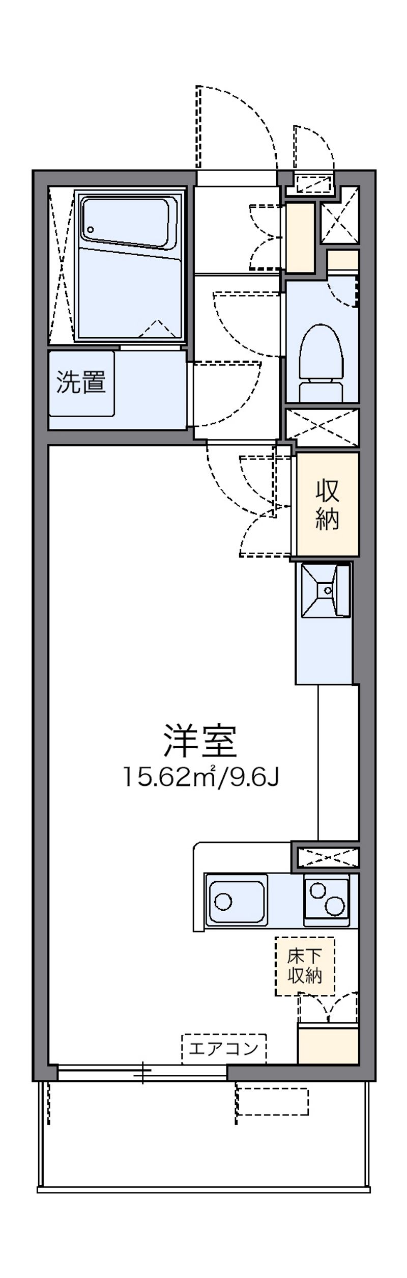レオネクストアカツキウエスト 間取図