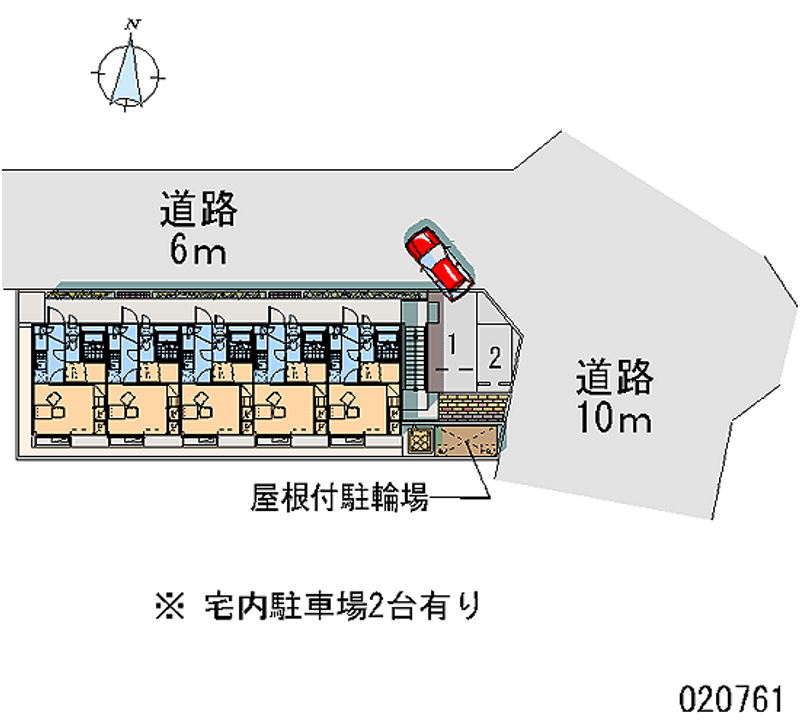 レオパレスＩＴＯ 月極駐車場