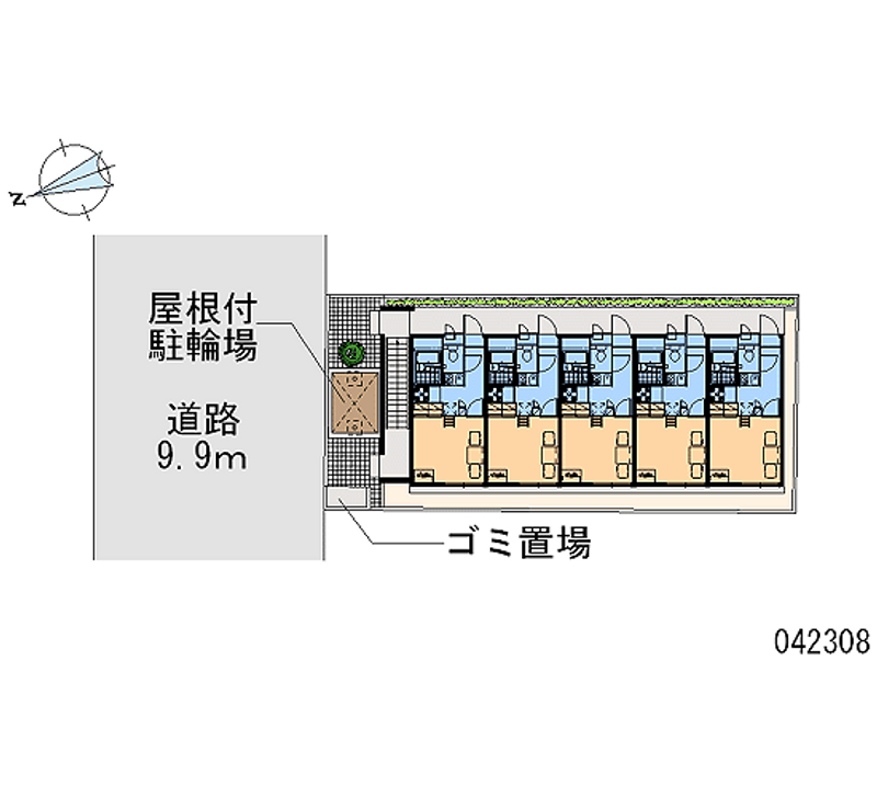 レオパレス山王 区画図