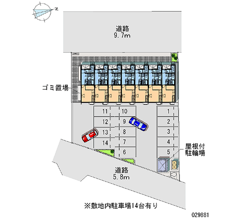 29881 Monthly parking lot