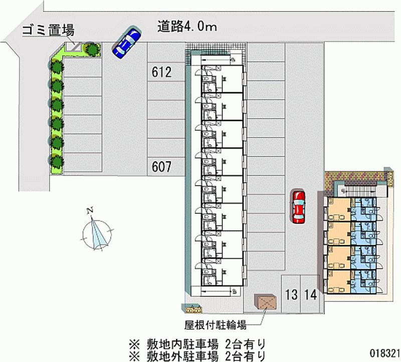 レオパレスアマービレ 月極駐車場