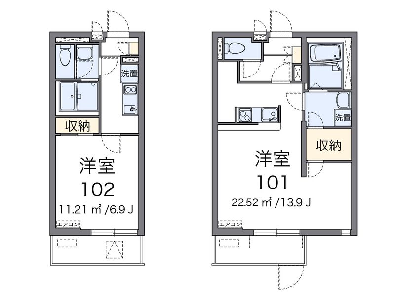 クレイノハピネス北綾瀬 間取図