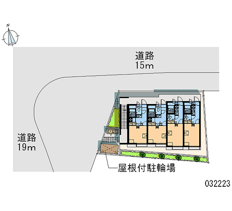 レオパレスステーションプラザⅢ 区画図