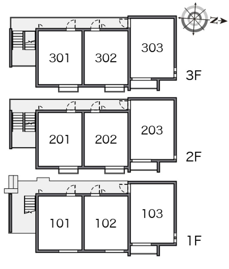クレイノアーク東向島 間取り配置図