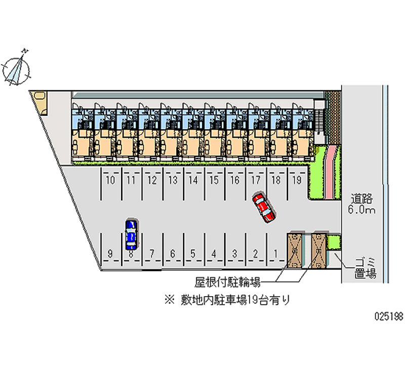 25198 bãi đậu xe hàng tháng