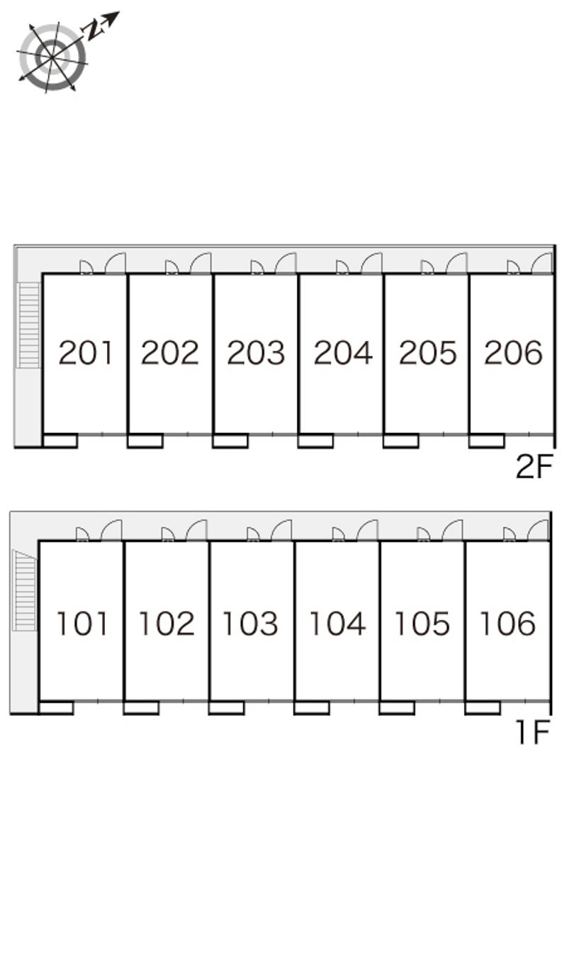 レオパレススカイヒルズ帯迫 間取り配置図