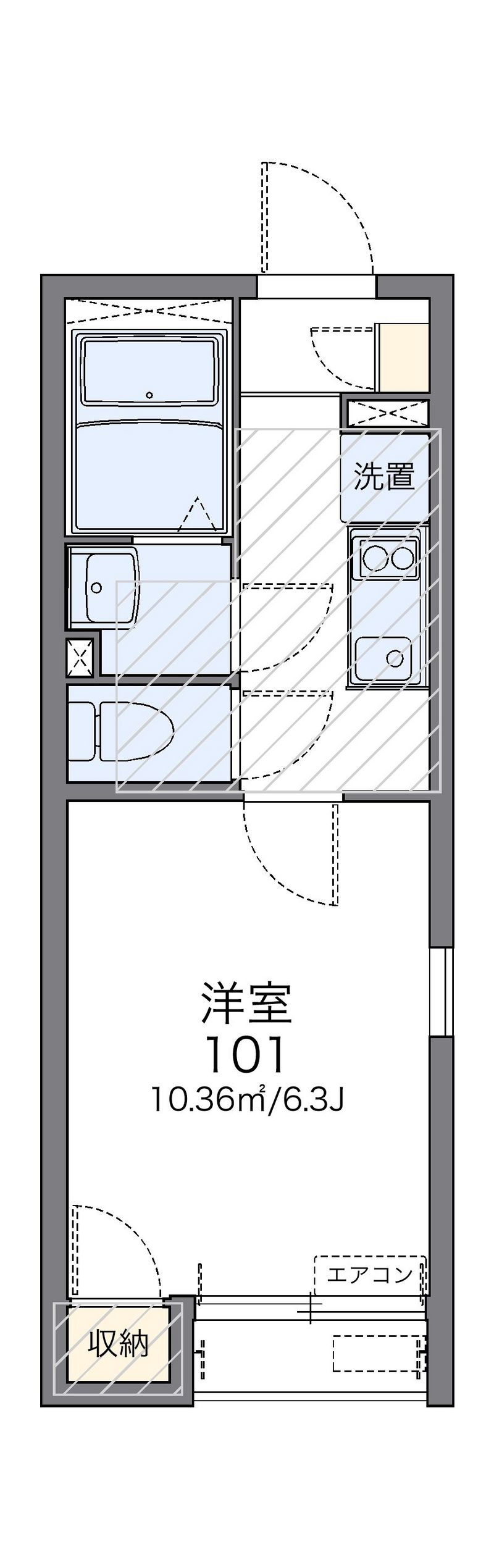 レオネクストコーラルリーフ 間取図