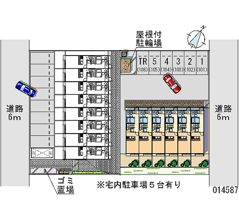 レオパレスカサブランカⅠ 月極駐車場