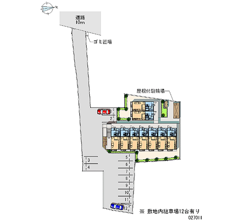 レオパレスシスタス　５９ 月極駐車場