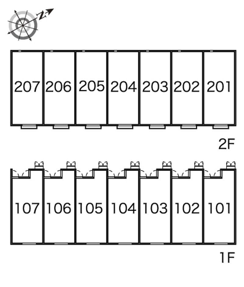 レオネクスト巌根 間取配置図