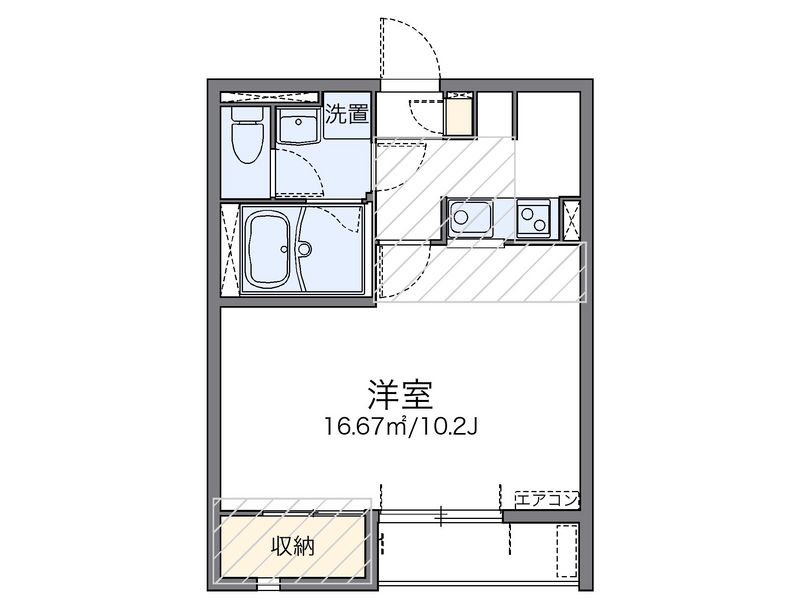 レオネクストボナール野尻 間取図