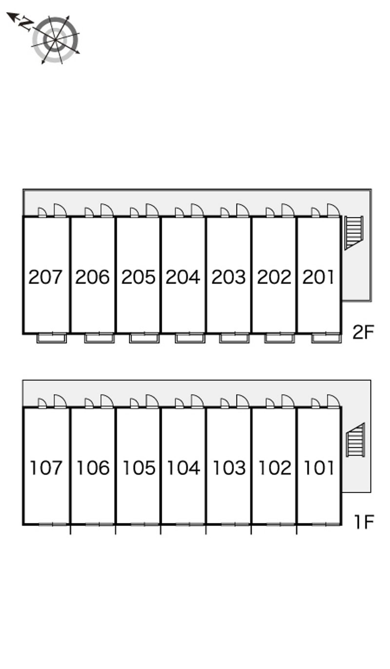 レオパレスサンクチュアリ 間取り配置図
