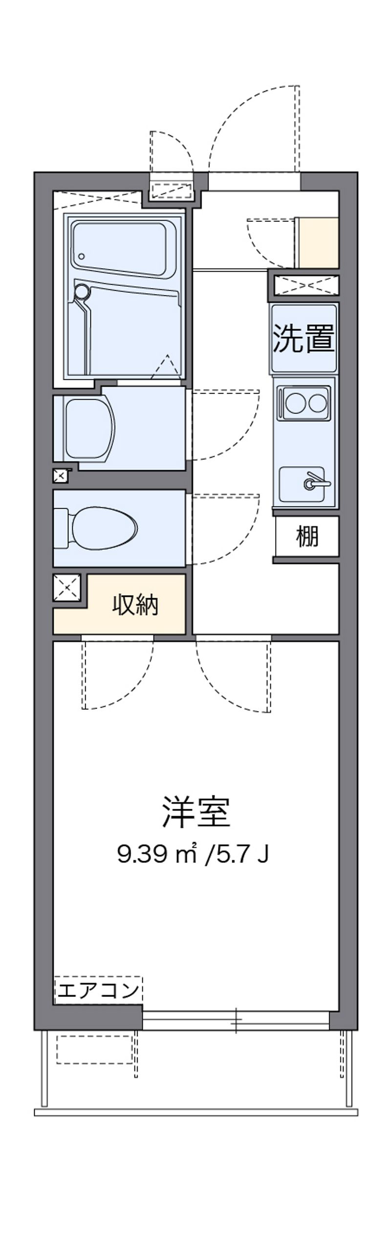 クレイノプランドール武蔵境 間取図