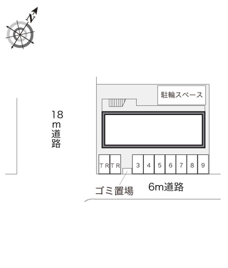 レオパレスアーバン・ヒル 配置図