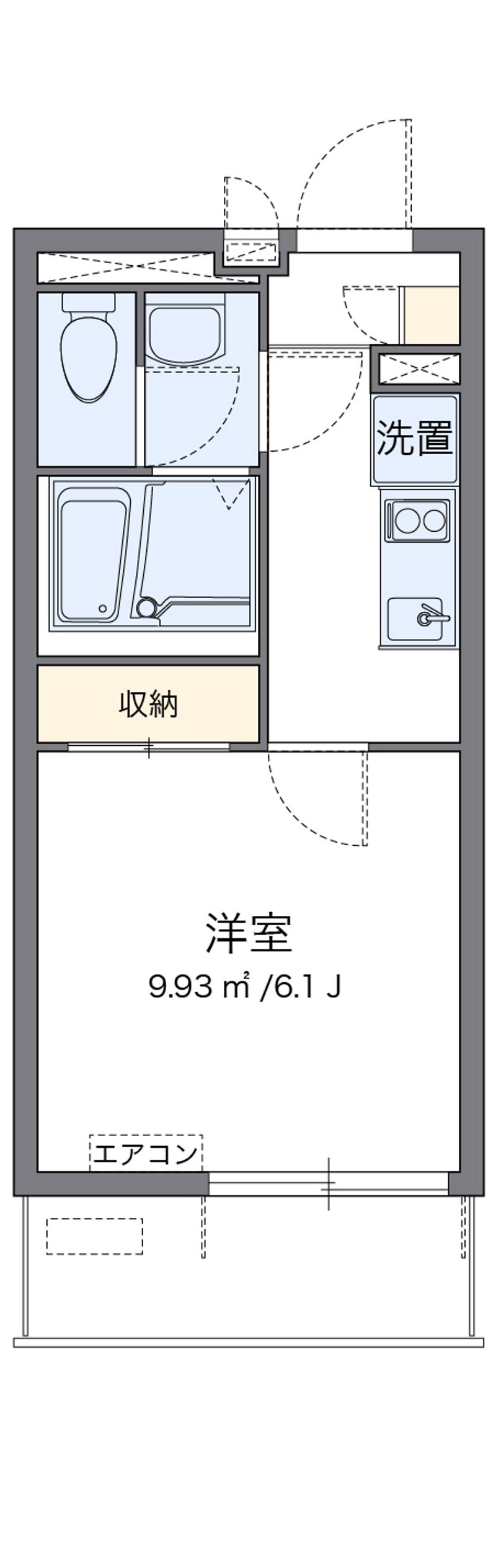クレイノ梅香 間取図