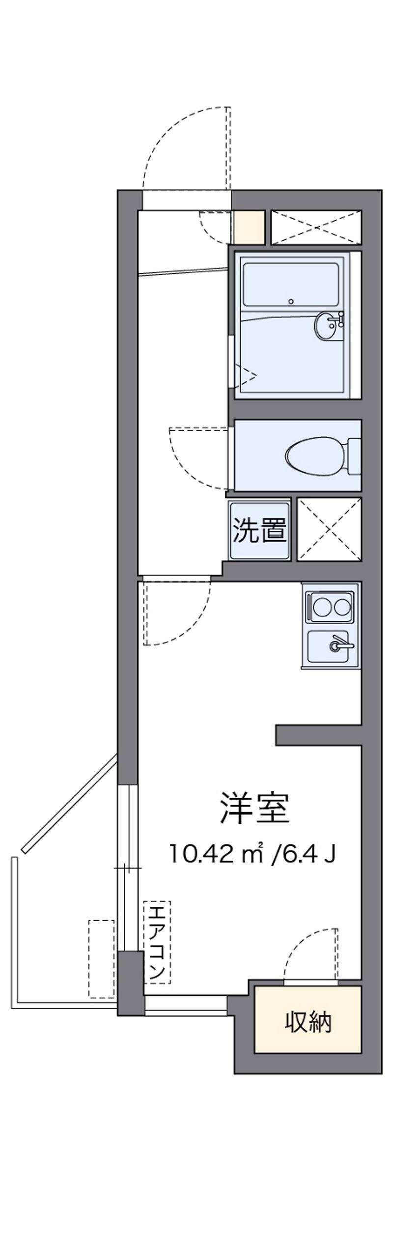 クレイノ根岸　セレッソ 間取図