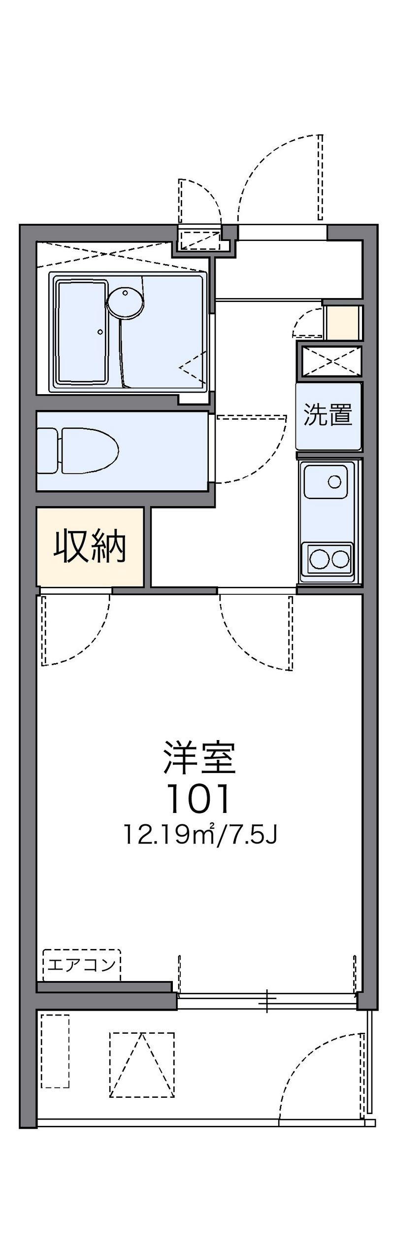 レオネクスト御影本町 間取図