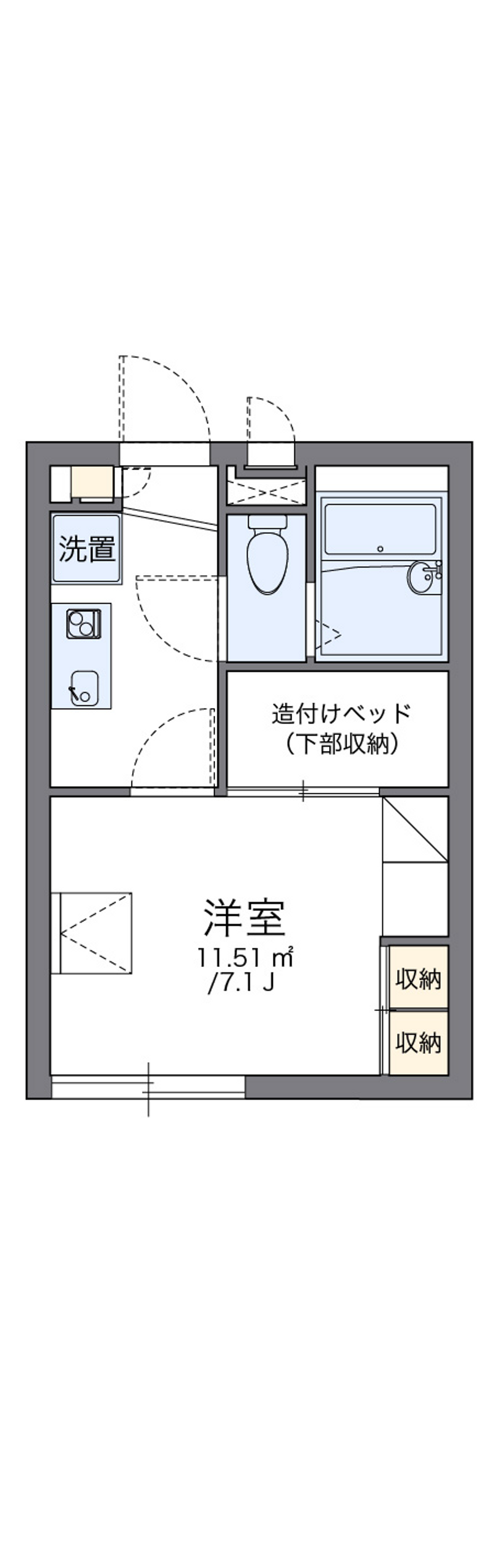 レオパレス浦賀 間取り