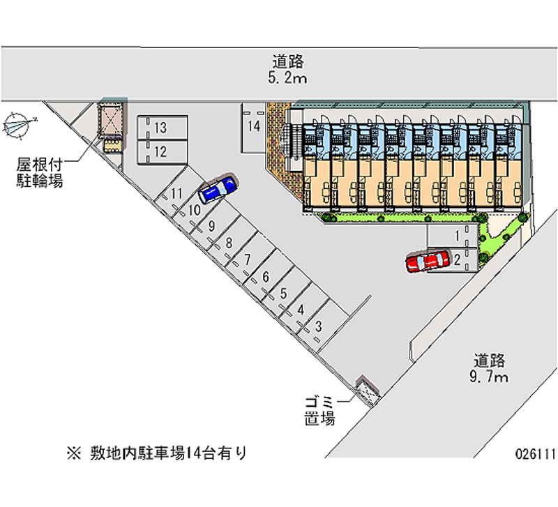 26111 Monthly parking lot