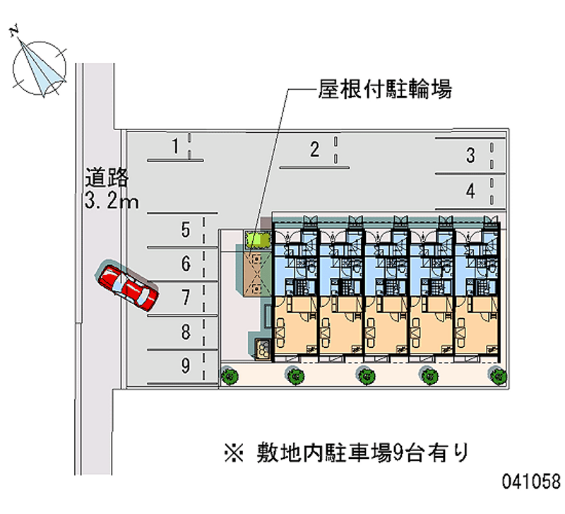 41058 Monthly parking lot