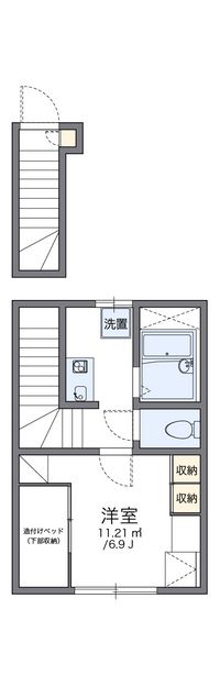 レオパレスサンロード 間取り図