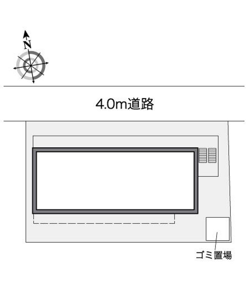 レオパレスサントーヨーⅡ 配置図