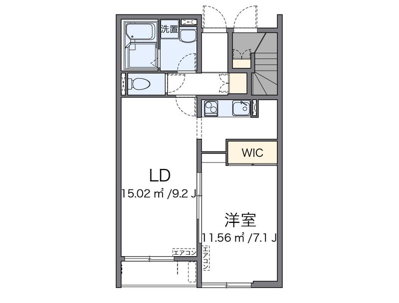 クレイノサニーサイド 間取図