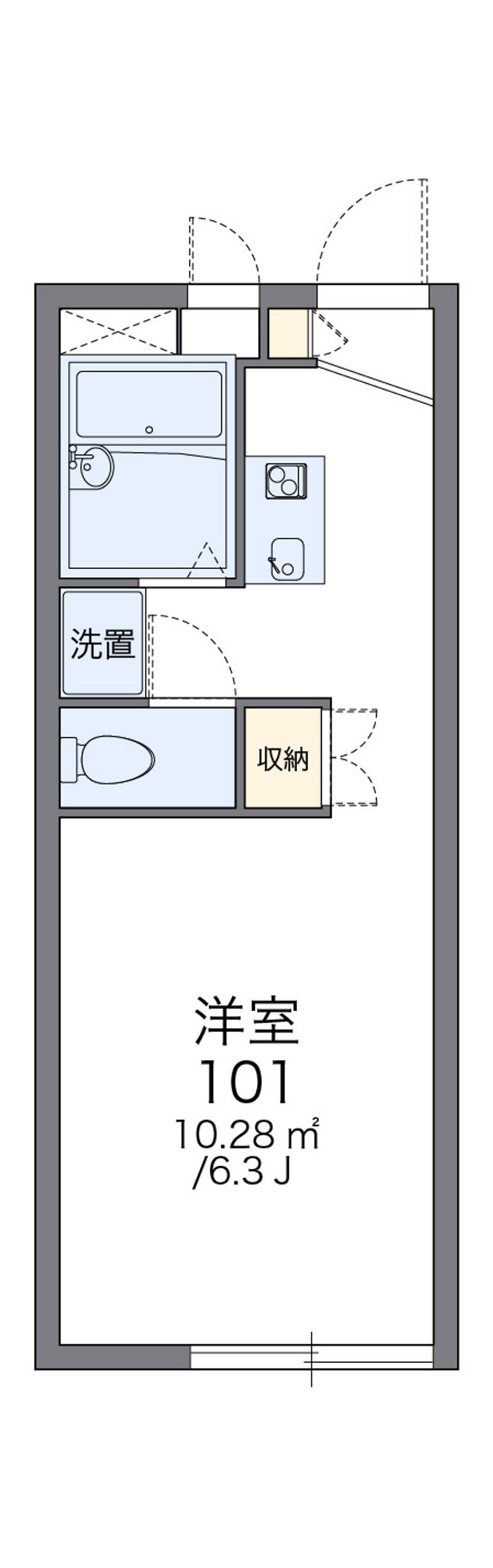 レオパレスファミリー 間取図