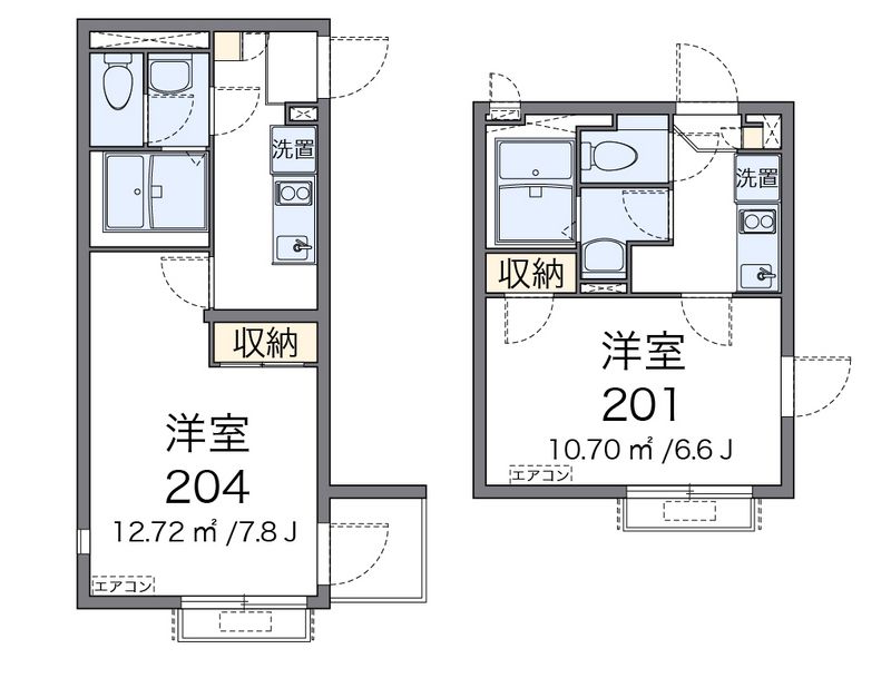 クレイノ志賀屋 間取図