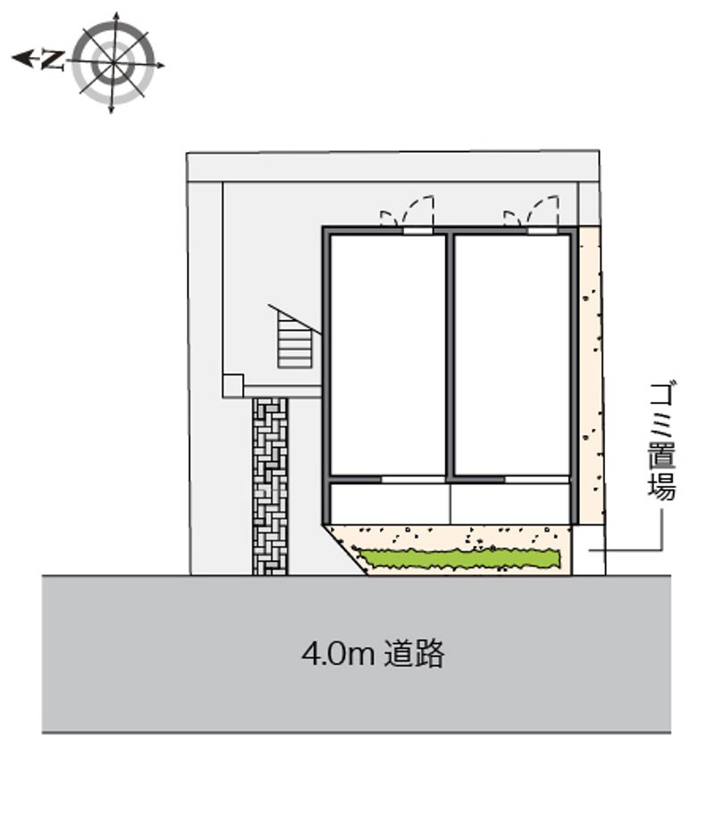 レオネクストラフィーネＡＯＫＩ 配置図