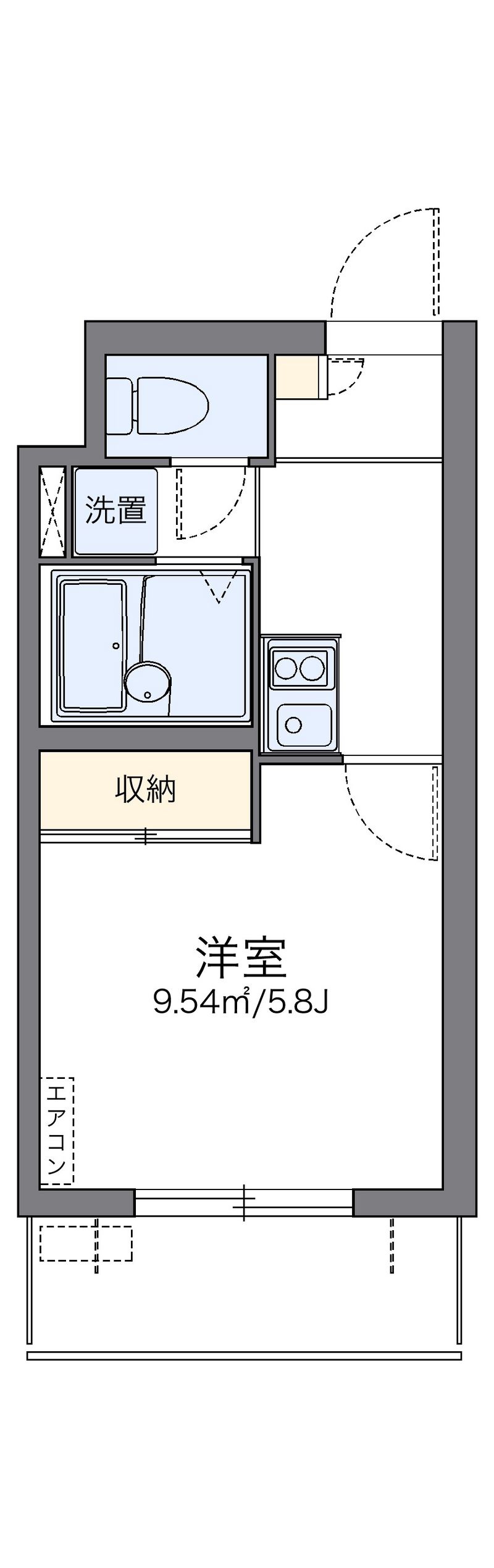 レオパレスオゥル 間取図