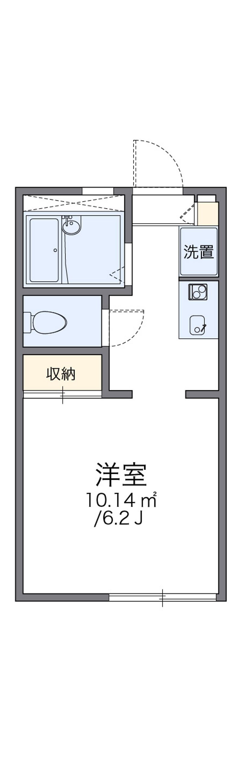 レオパレス小倉 間取図