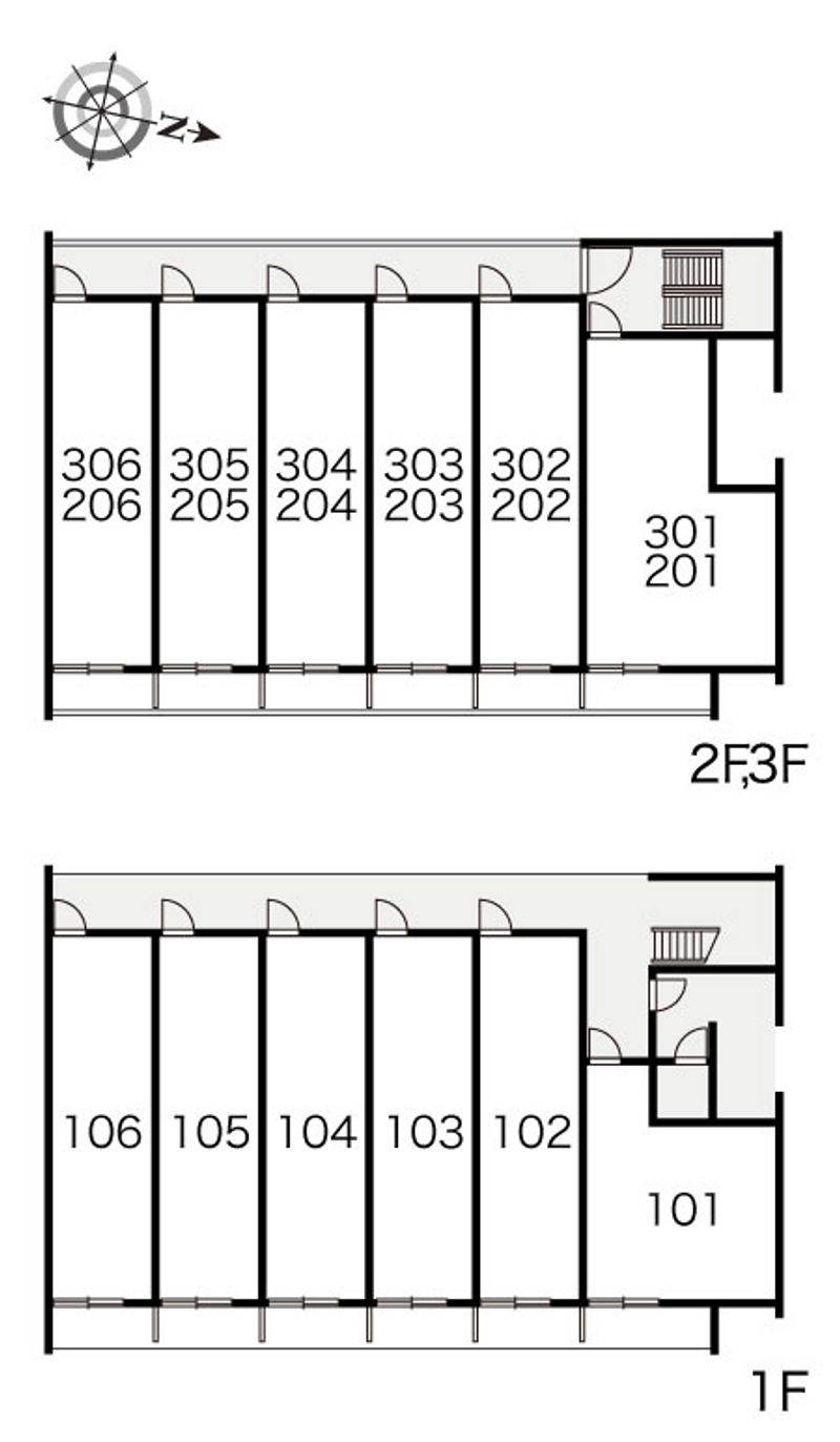 レオパレスＭａｉｓｏｎ　Ｌｕｍｉｅｒｅ 間取り配置図
