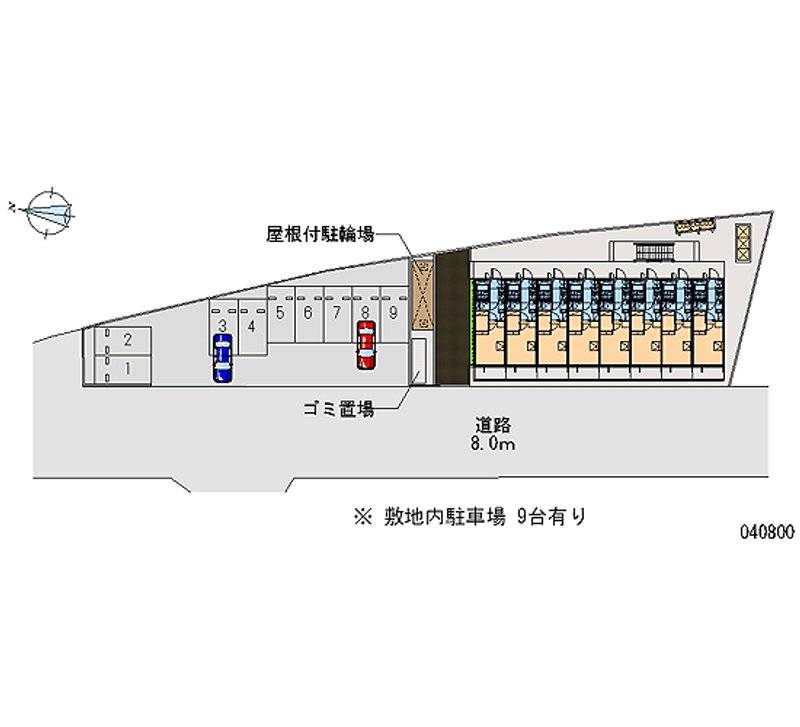 レオパレス南大塚 月極駐車場