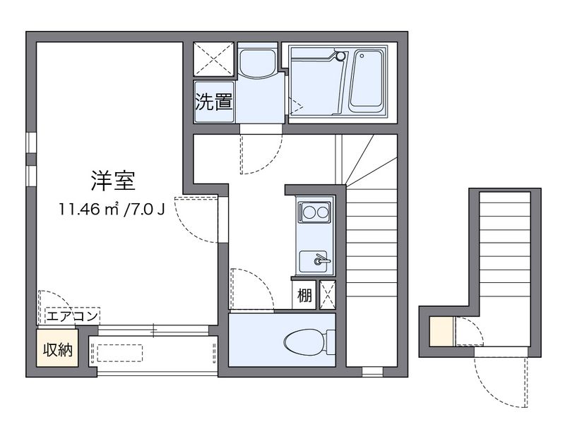 クレイノベル　アンジュ 間取図