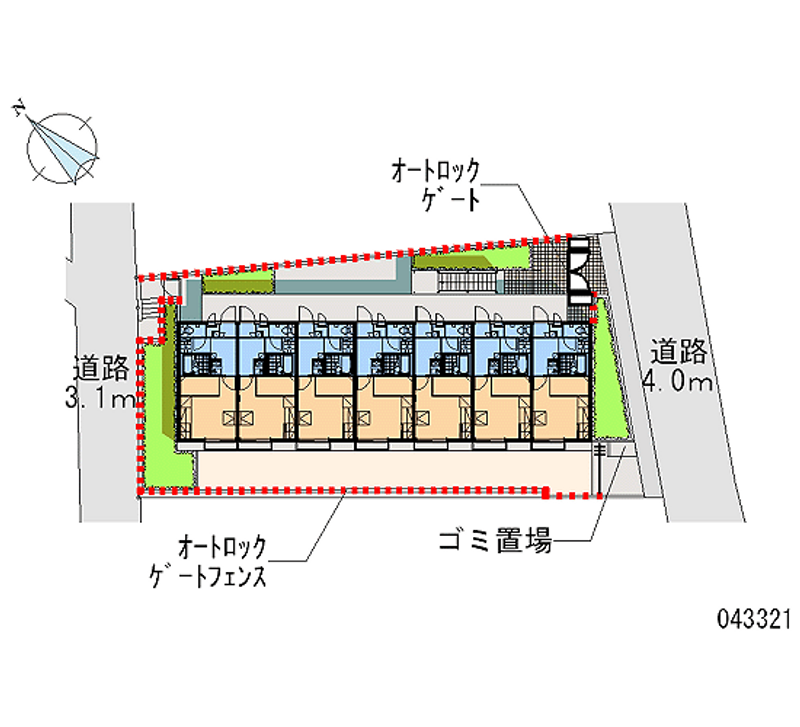 レオパレスエクセレンス 区画図