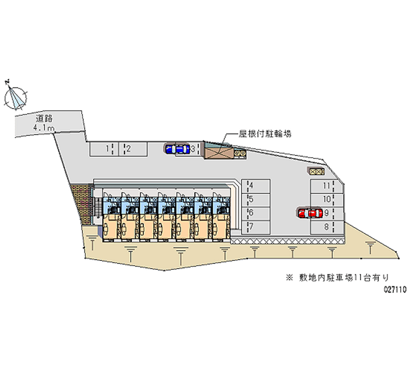 27110月租停車場