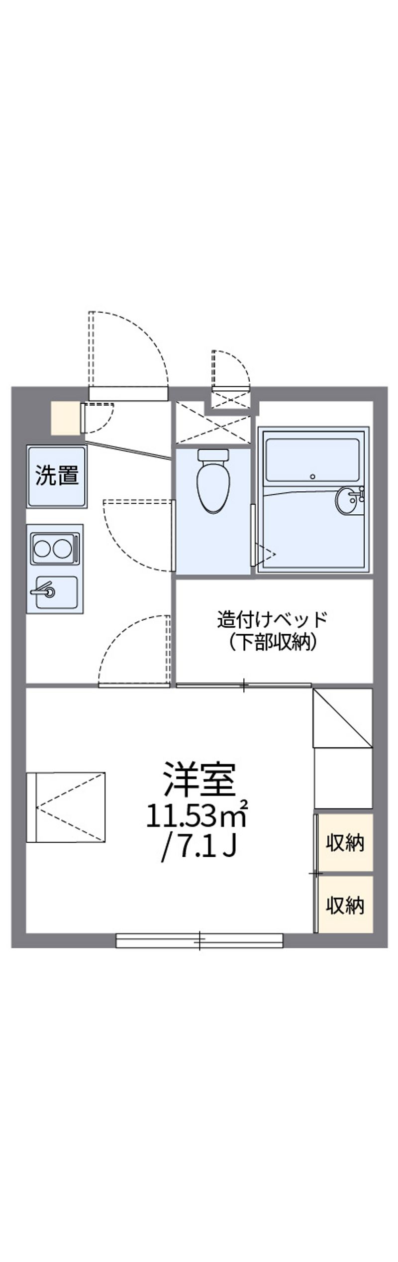 レオパレスシナーラ 間取図