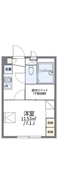 レオパレスシナーラ 間取り図