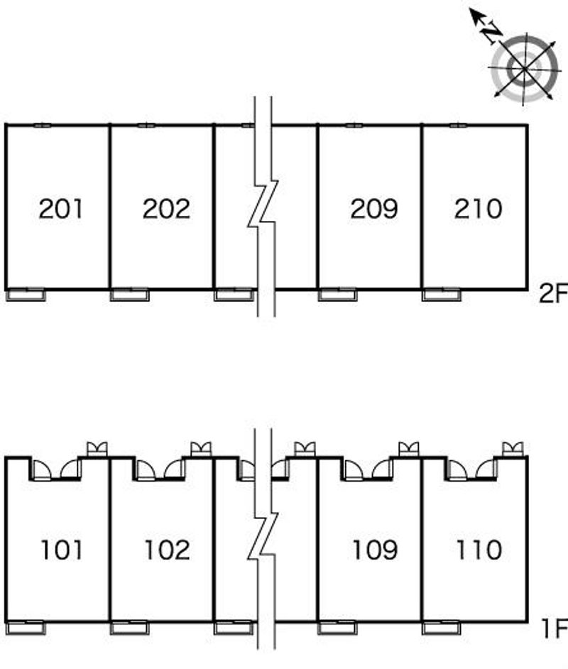 レオパレスＳａｉｌｉｎＧⅢ 間取配置図