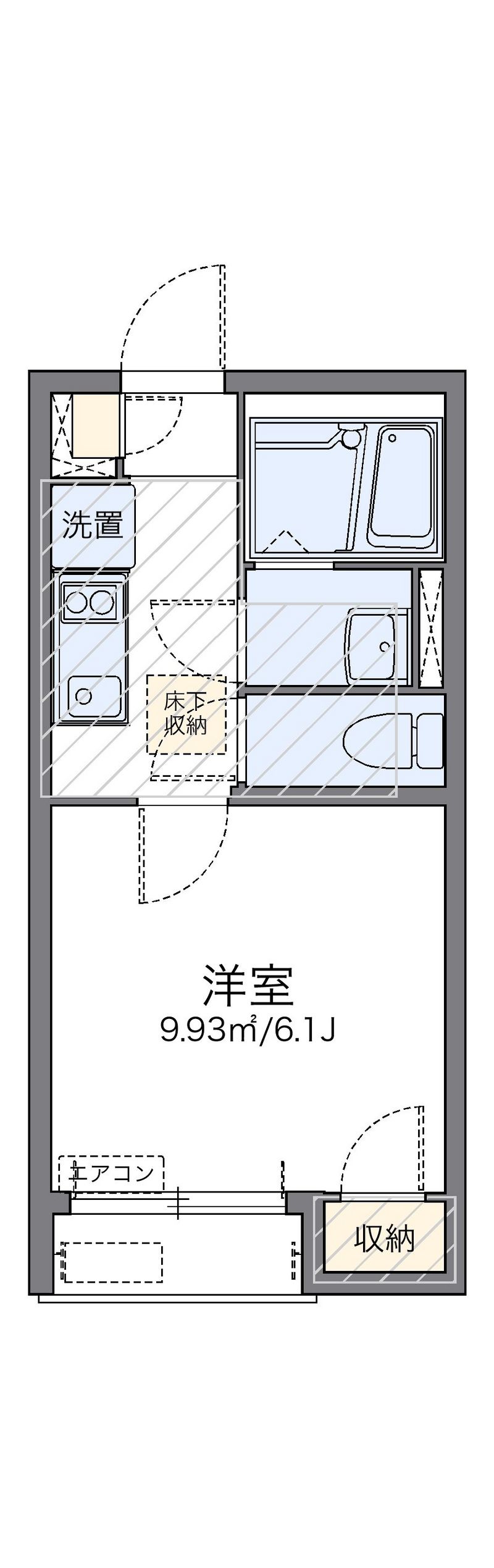 レオネクストパークサイドあおい 間取図